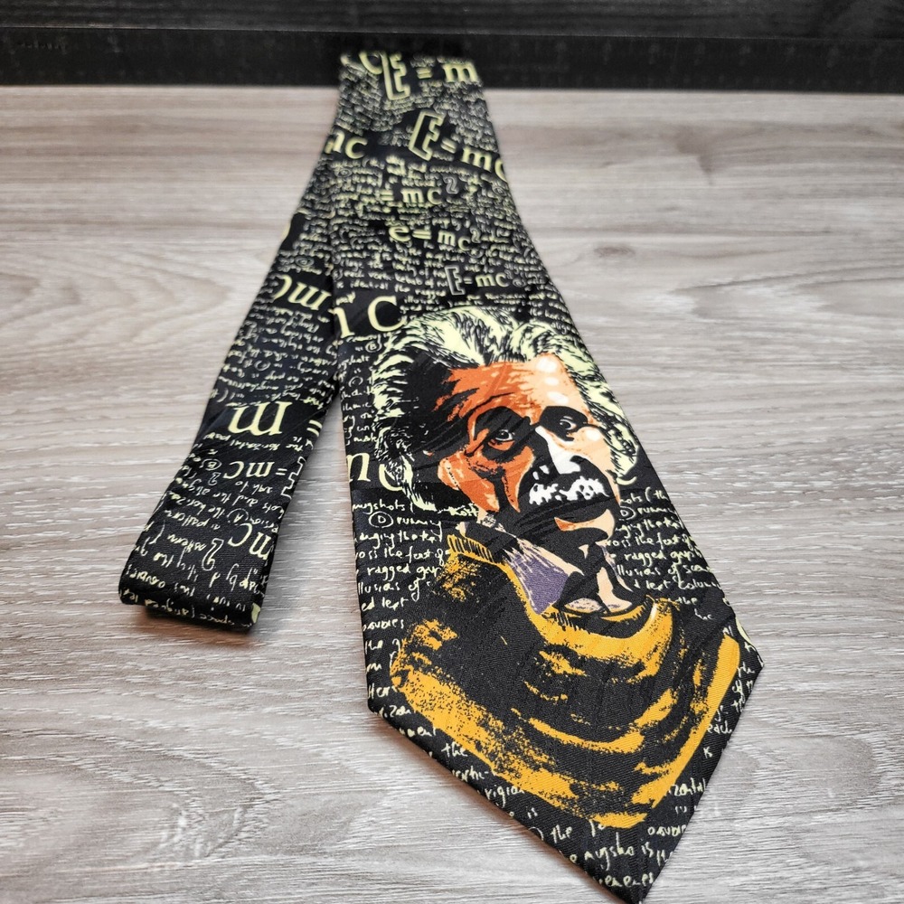 Keith Richards Albert Einstein E =‎ Mc^2 Neck Tie